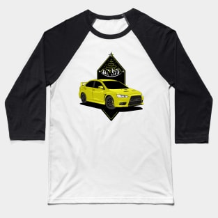 Lancer Evolution X Japan Car Baseball T-Shirt